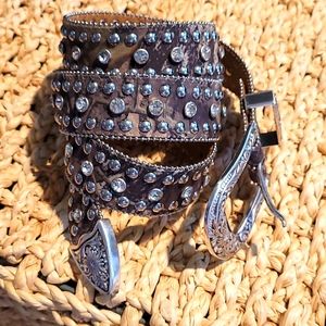 Nocona Rhinestone Belt